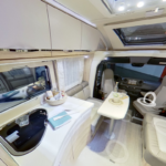 Kamper Eura Mobil Profila T 726EF Półintegra Salon Interior