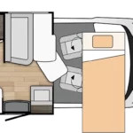 Kamper Benimar Tessoro 430 Układ Layout